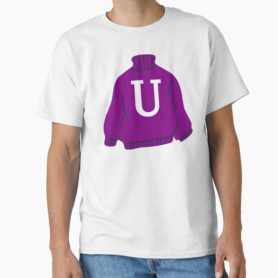 Letter T-Shirt - Casual Everyday Wear Men Women - T-Shirt, Sweatshirt, Hoodie