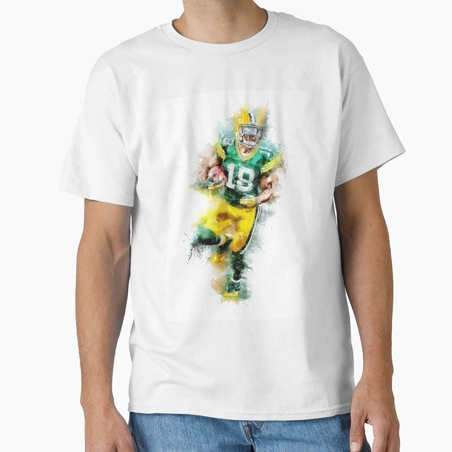 Football Player Awesome Abstract T-Shirt - Unique Graphic Unisex - T-Shirt, Sweatshirt, Hoodie