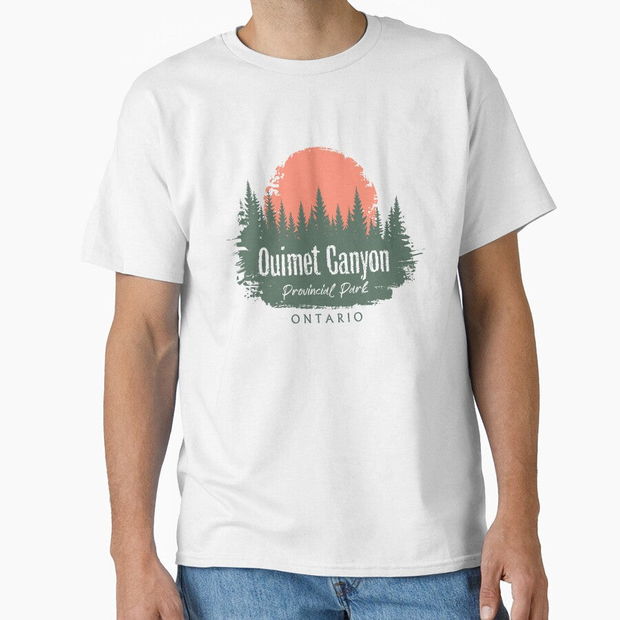 Ouimet Canyon Provincial Park Ontario Forest And - Adult & Kids T-Shirts, Sweatshirts & Hoodies apparel design preview 1