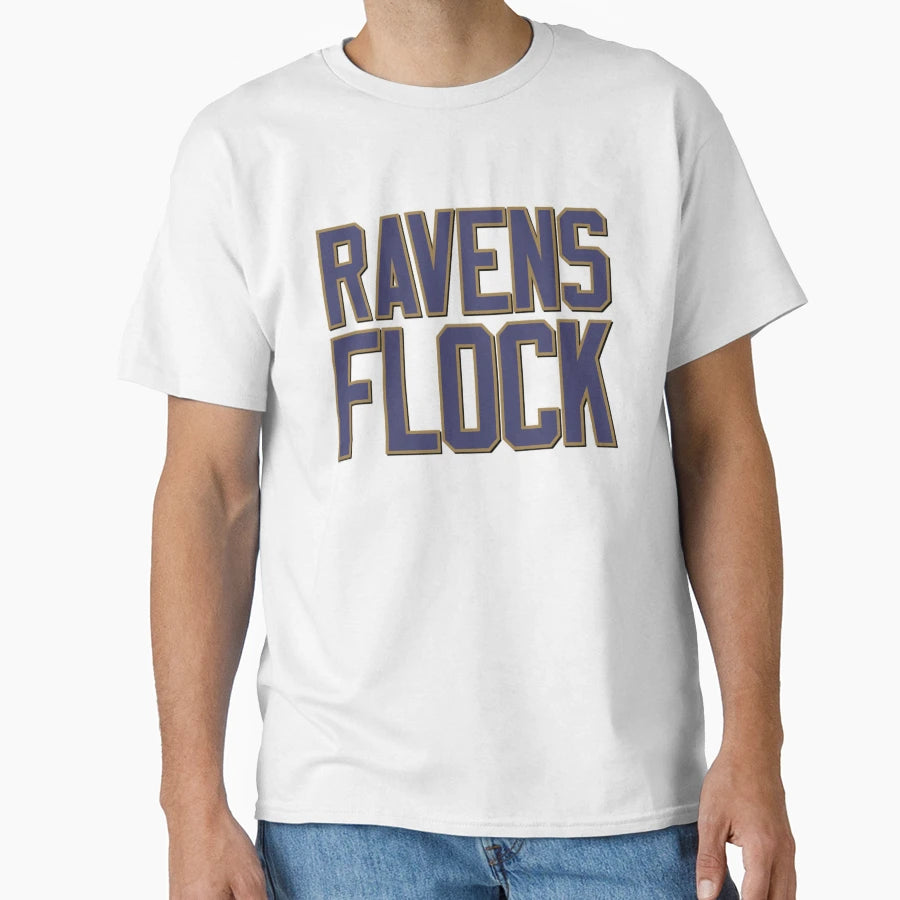 Ravens Flock T-Shirt - Aesthetic Graphic Men Women - T-Shirt, Sweatshirt, Hoodie