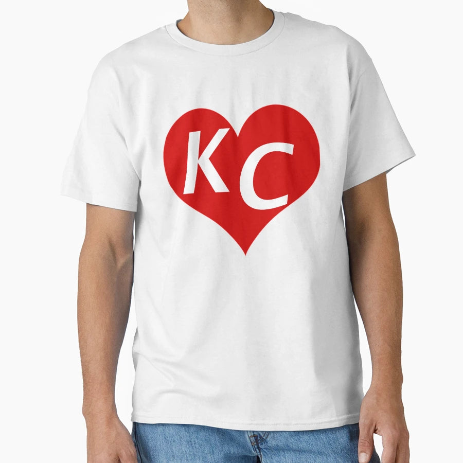 Love Kc Heart Love Kansas City Heart T-Shirt - Trendy Graphic Men Women - T-Shirt, Sweatshirt, Hoodie