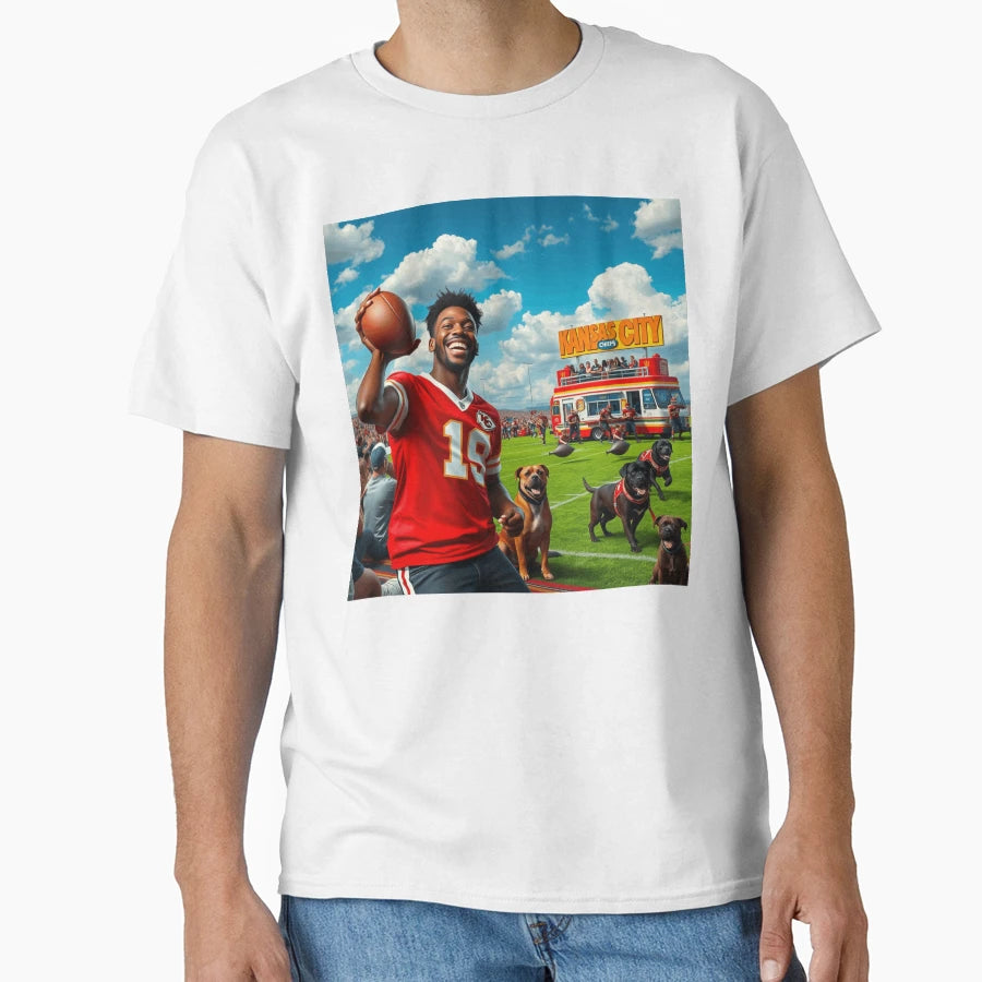 Champions Smile Heart Chiefs Kingdom T-Shirt - Streetwear Style for Adults - T-Shirt, Sweatshirt, Hoodie