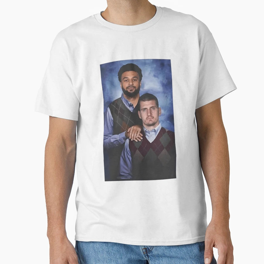 Nikola Jokic Jamal Murray Denver T-Shirt - Aesthetic Graphic Men Women - T-Shirt, Sweatshirt, Hoodie