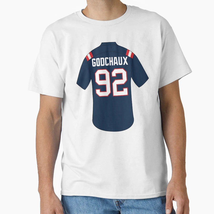 Davon Godchaux Jersey Number 92 T-Shirt - Fun Novelty Design Men Women - T-Shirt, Sweatshirt, Hoodie