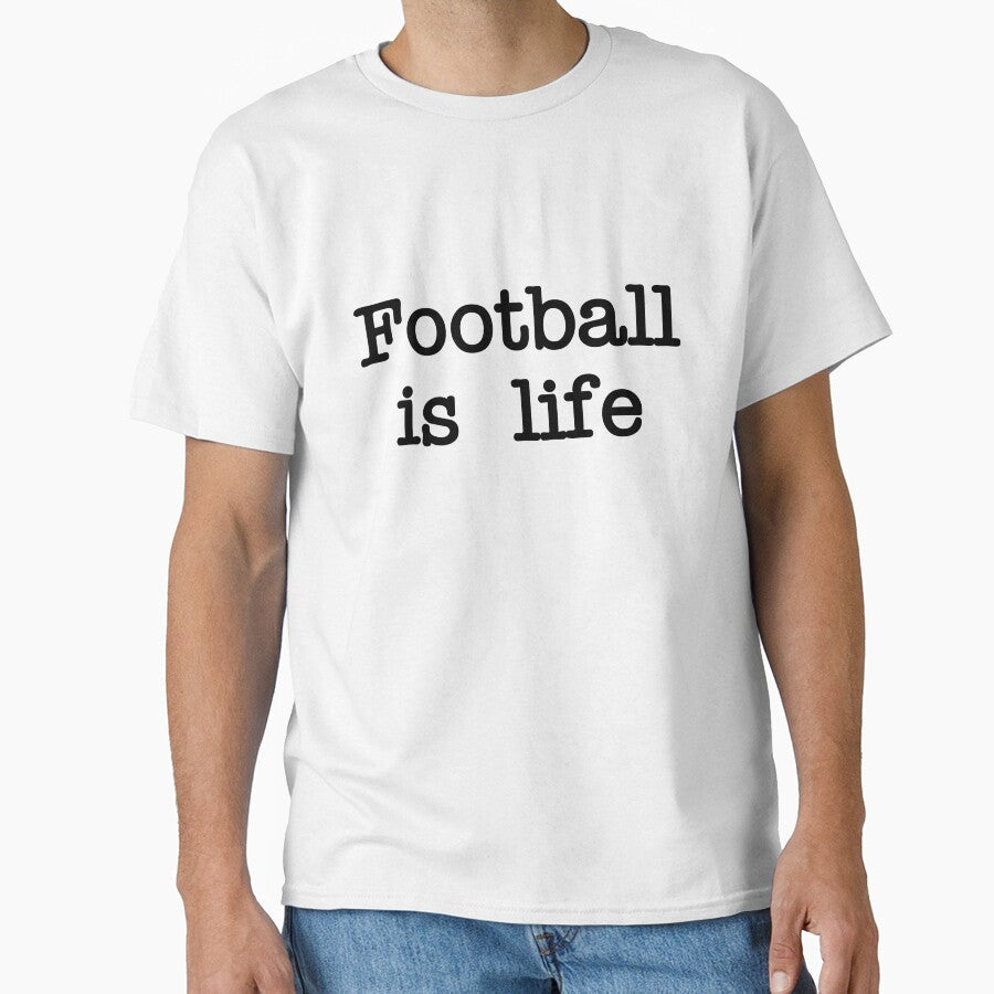 Football is life by RadicalAM - Adult & Kids T-Shirts, Sweatshirts & Hoodies apparel design preview 1