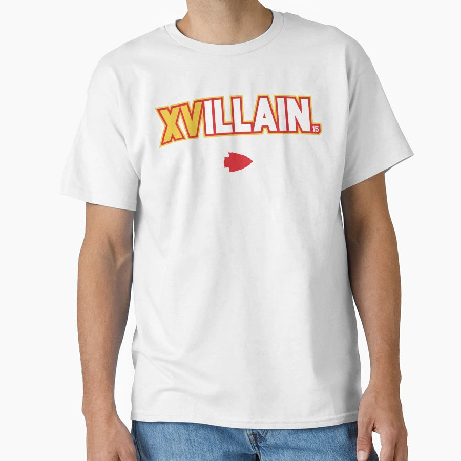 Villain Xv Mahomes Alternate T-Shirt - Minimalist Print Men Women - T-Shirt, Sweatshirt, Hoodie