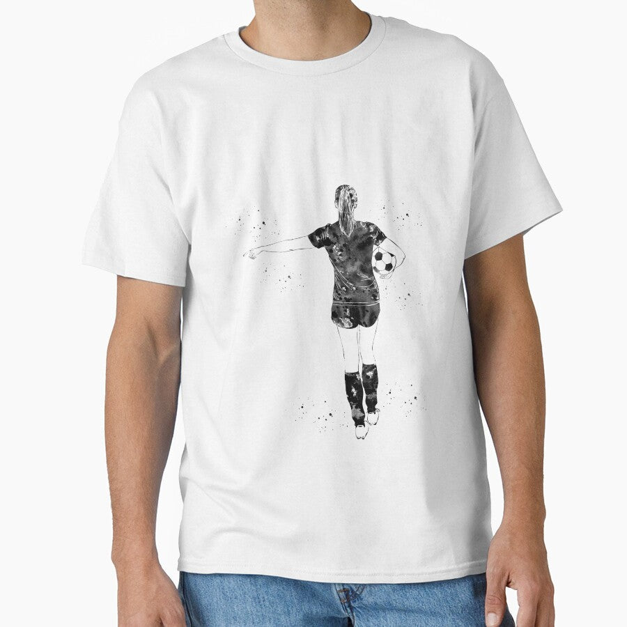 Soccer Player Girl by Liededrom. - Adult & Kids T-Shirts, Sweatshirts & Hoodies apparel design preview 1