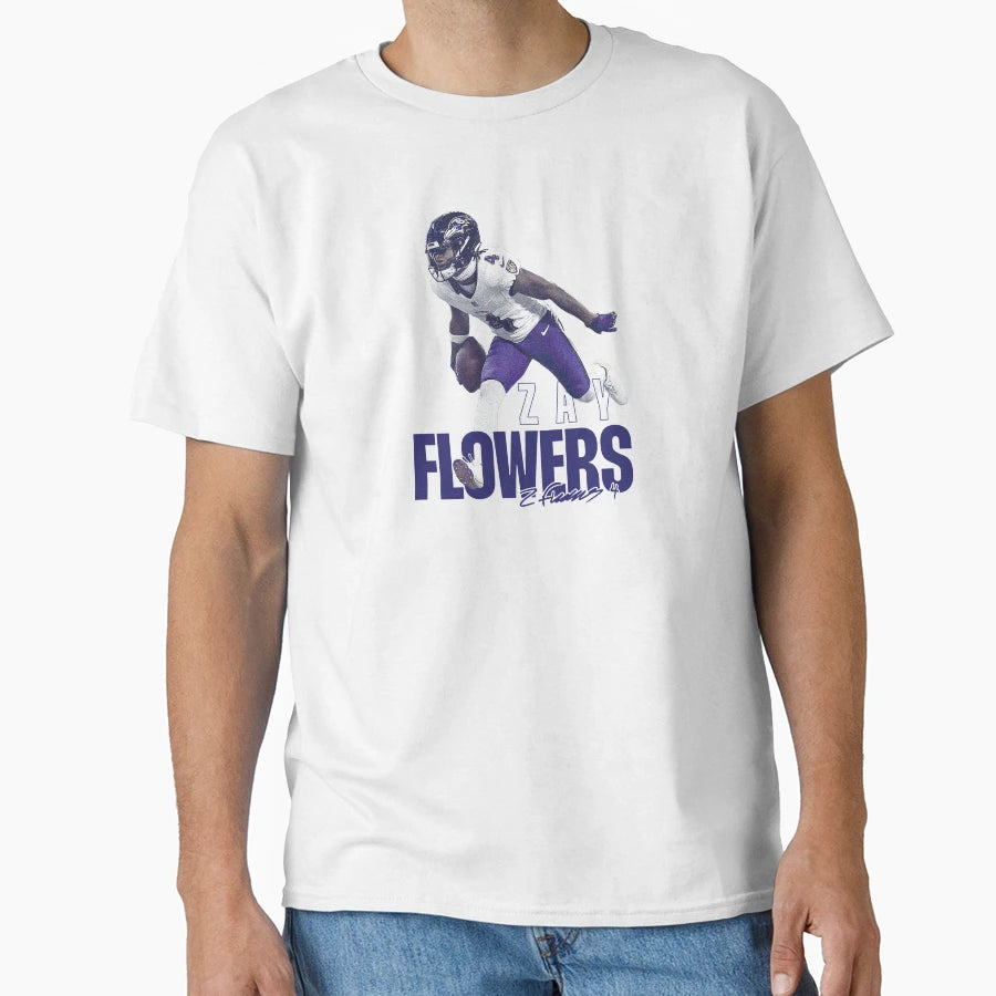 Zay Flowers T-Shirt - Graphic Print Men Women - T-Shirt, Sweatshirt, Hoodie