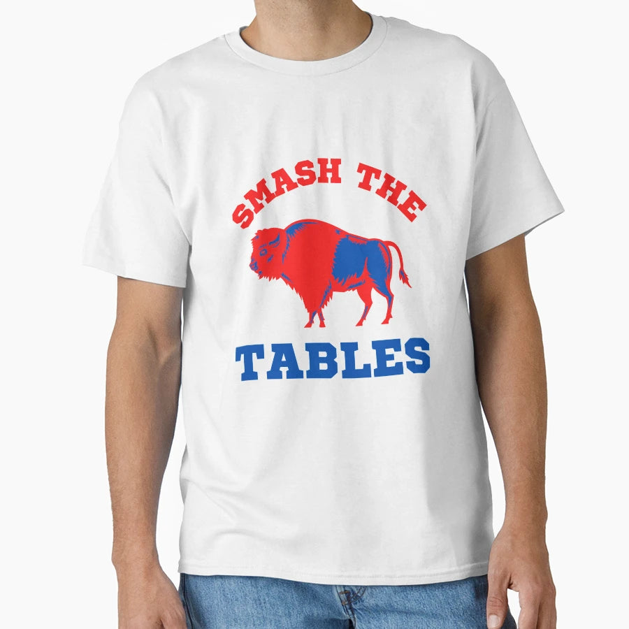 Smash Tables T-Shirt - Minimalist Print Unisex - T-Shirt, Sweatshirt, Hoodie