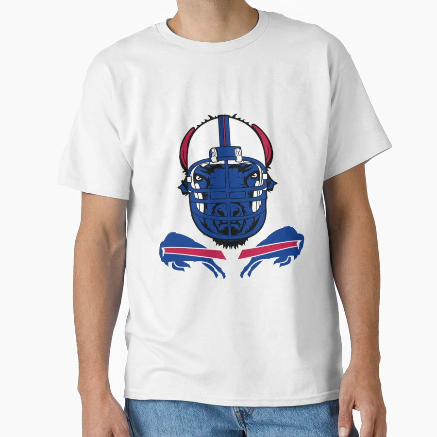 Bills Head T-Shirt - Unique Graphic for Adults - T-Shirt, Sweatshirt, Hoodie