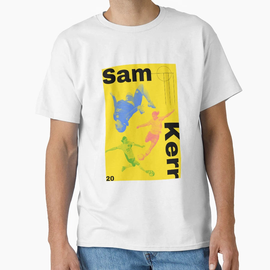 Sam Kerr 20 T-Shirt - Custom Art Print Men Women - T-Shirt, Sweatshirt, Hoodie