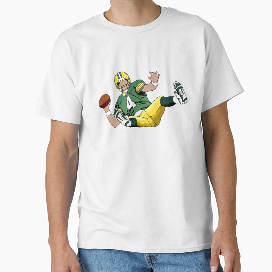 Brett Favre T-Shirt - Custom Art Print Men Women - T-Shirt, Sweatshirt, Hoodie
