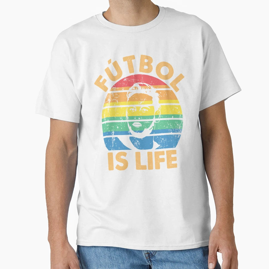 Futbol Is Life Soccer Funny Futbol T-Shirt - Aesthetic Graphic for Adults - T-Shirt, Sweatshirt, Hoodie