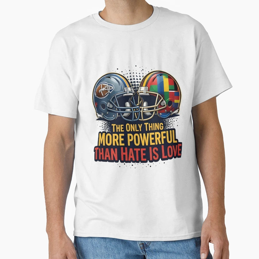 Only Thing More Powerful Than Hate Is T-Shirt - Minimalist Print Men Women - T-Shirt, Sweatshirt, Hoodie