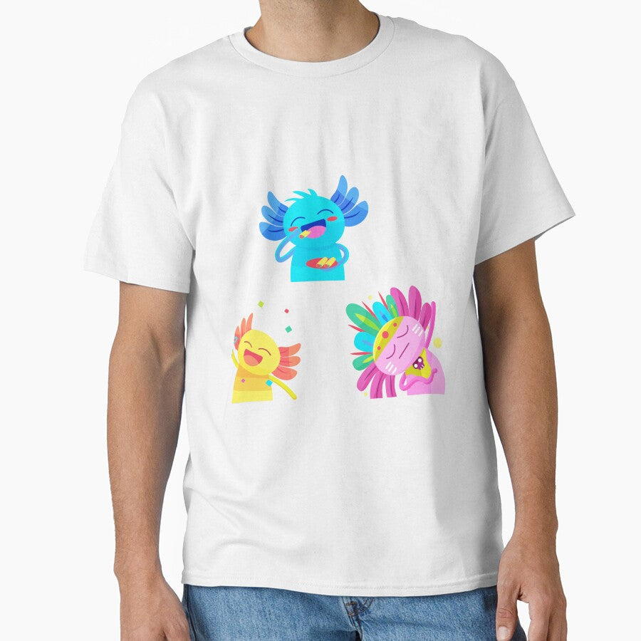 Cute Axolotl by LunaticArtWork - Adult & Kids T-Shirts, Sweatshirts & Hoodies apparel design preview 1