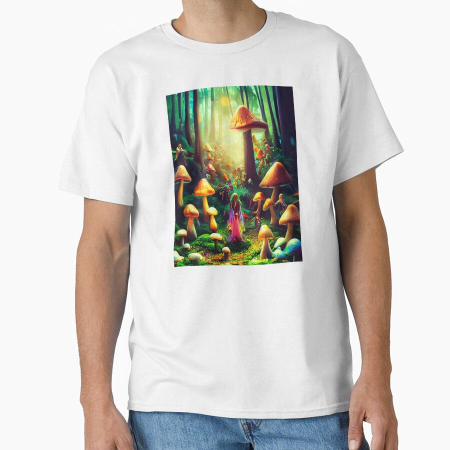 Mushroom Forest by RezStyleCreator - Adult & Kids T-Shirts, Sweatshirts & Hoodies apparel design preview 1