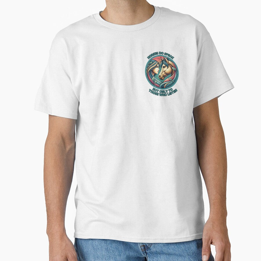 Horse Do Speak by AnimalTricks101 - Adult & Kids T-Shirts, Sweatshirts & Hoodies apparel design preview 1