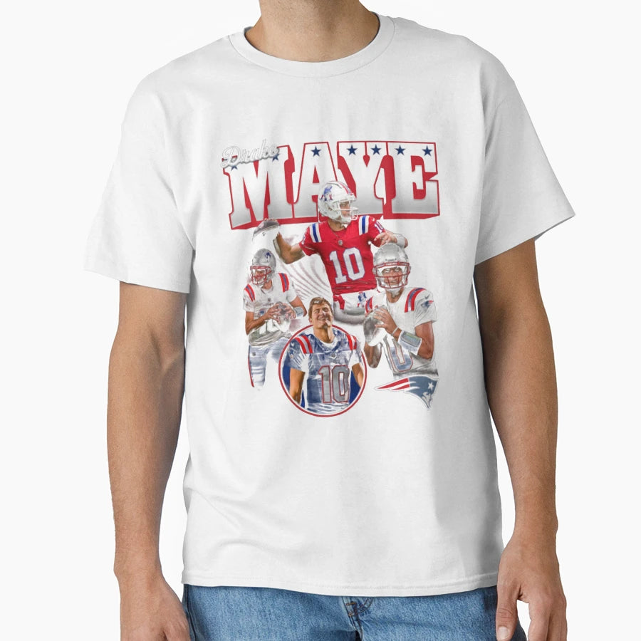 Drake Maye T-Shirt - Casual Everyday Wear for Adults - T-Shirt, Sweatshirt, Hoodie