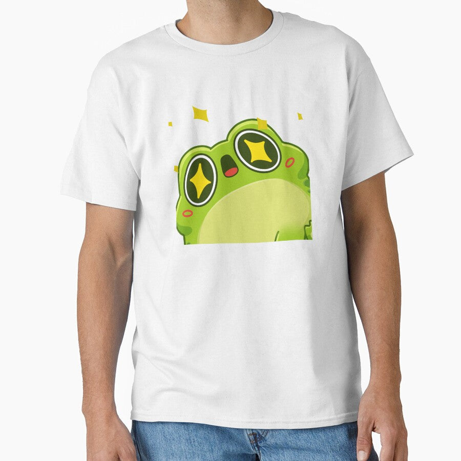Kawaii Frog Wow and mesmerize by Emotiq - Adult & Kids T-Shirts, Sweatshirts & Hoodies apparel design preview 1