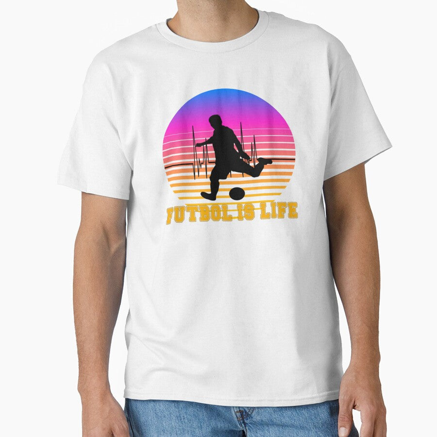 FUTBOL IS LIFE 9 by KatieInBay - Adult & Kids T-Shirts, Sweatshirts & Hoodies apparel design preview 1
