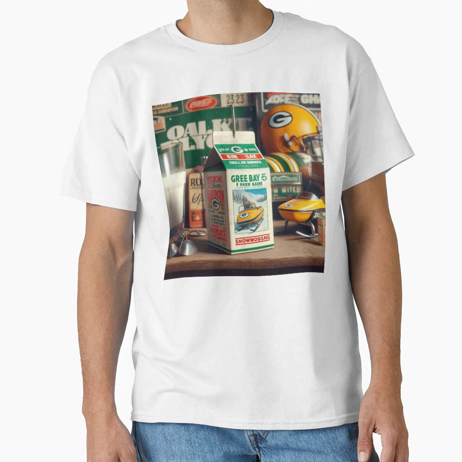 Green Bay Milk T-Shirt - Fun Novelty Design for Adults - T-Shirt, Sweatshirt, Hoodie