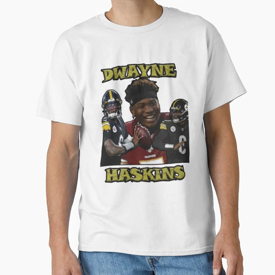 Dwayne Haskins T-Shirt - Fun Novelty Design Men Women - T-Shirt, Sweatshirt, Hoodie