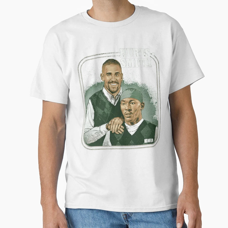 JH And Devonta Smith Philadelphia T-Shirt - Novelty Apparel for Adults - T-Shirt, Sweatshirt, Hoodie