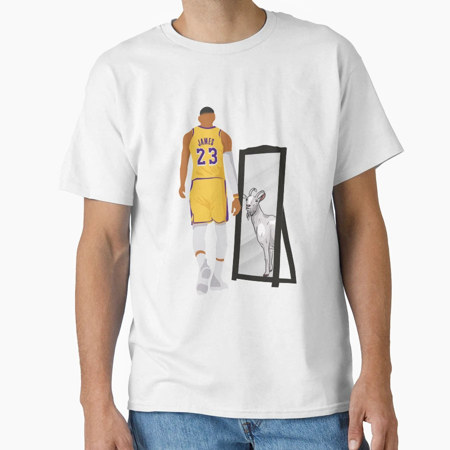 Lebron James Legoat T-Shirt - Casual Everyday Wear for Adults - T-Shirt, Sweatshirt, Hoodie