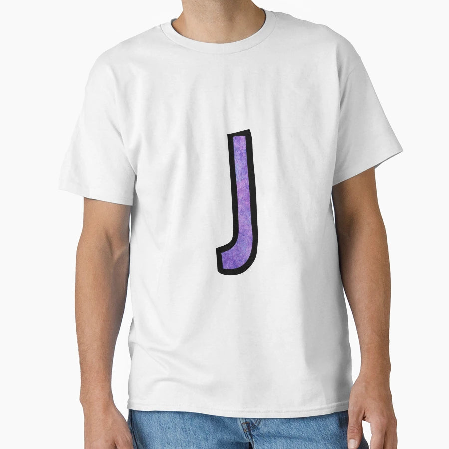 Letter J T-Shirt - Graphic Print Unisex - T-Shirt, Sweatshirt, Hoodie
