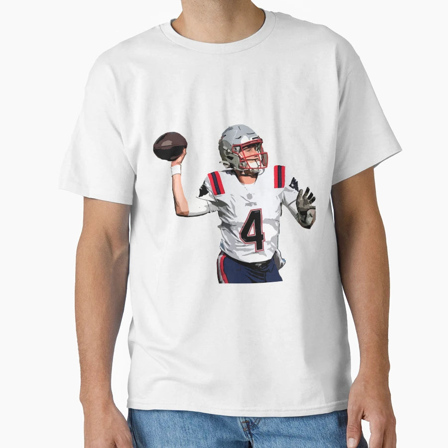 Bailey Zappe T-Shirt - Aesthetic Graphic for Adults - T-Shirt, Sweatshirt, Hoodie