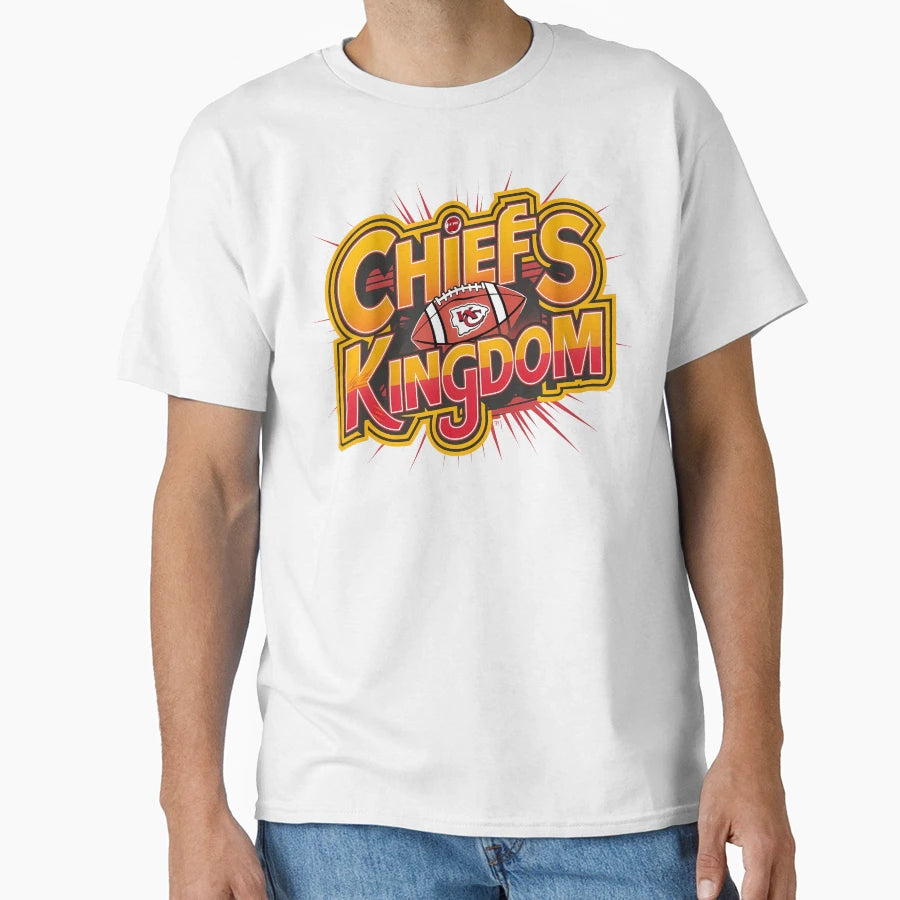Chiefs Kingdom T-Shirt - Casual Everyday Wear Men Women - T-Shirt, Sweatshirt, Hoodie