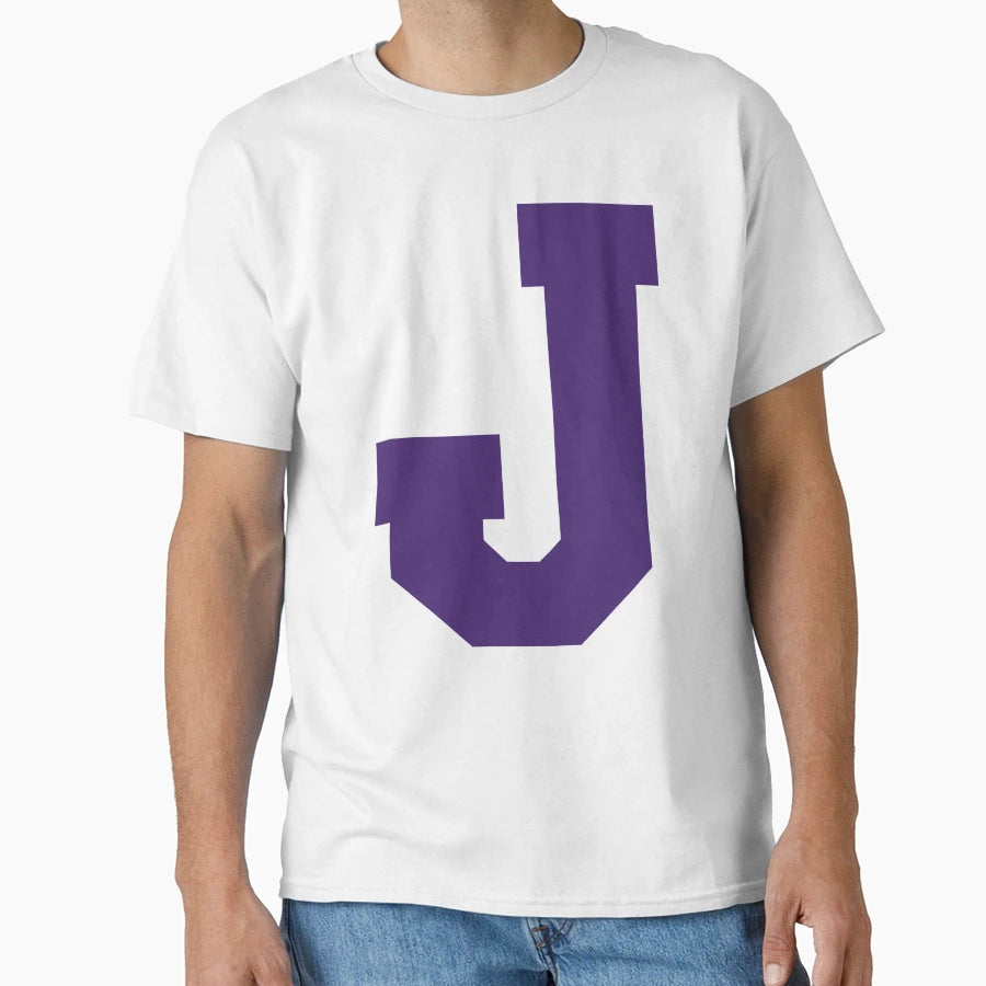 Alphabet Purple J Sports Letter J T-Shirt - Streetwear Style Unisex - T-Shirt, Sweatshirt, Hoodie