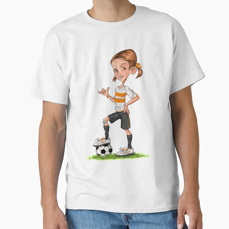 Soccer girl by Berta-Merlotte - Adult & Kids T-Shirts, Sweatshirts & Hoodies apparel design preview 1