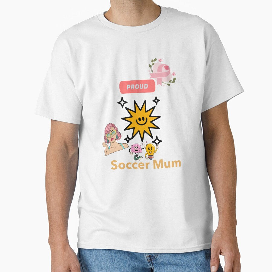 Proud Soccer Mum by Cassa1224 - Adult & Kids T-Shirts, Sweatshirts & Hoodies apparel design preview 1