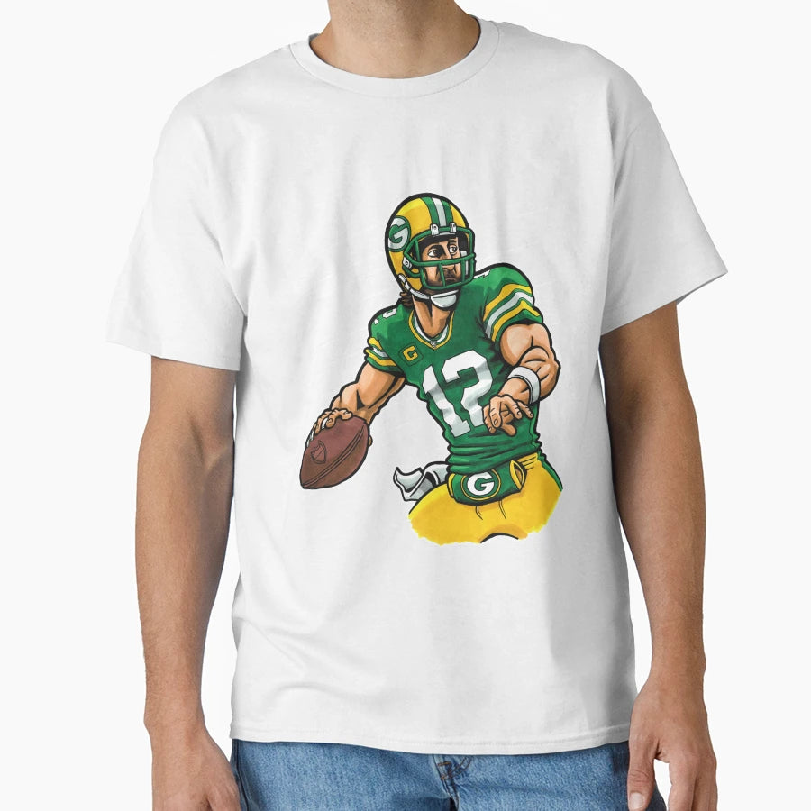 Rodgers Qb T-Shirt - Graphic Print Men Women - T-Shirt, Sweatshirt, Hoodie