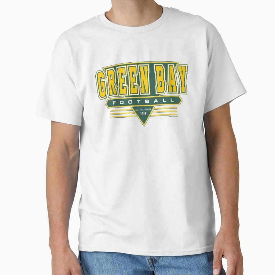Green Bay Football Packers Inspired 90S T-Shirt - Aesthetic Graphic Unisex - T-Shirt, Sweatshirt, Hoodie