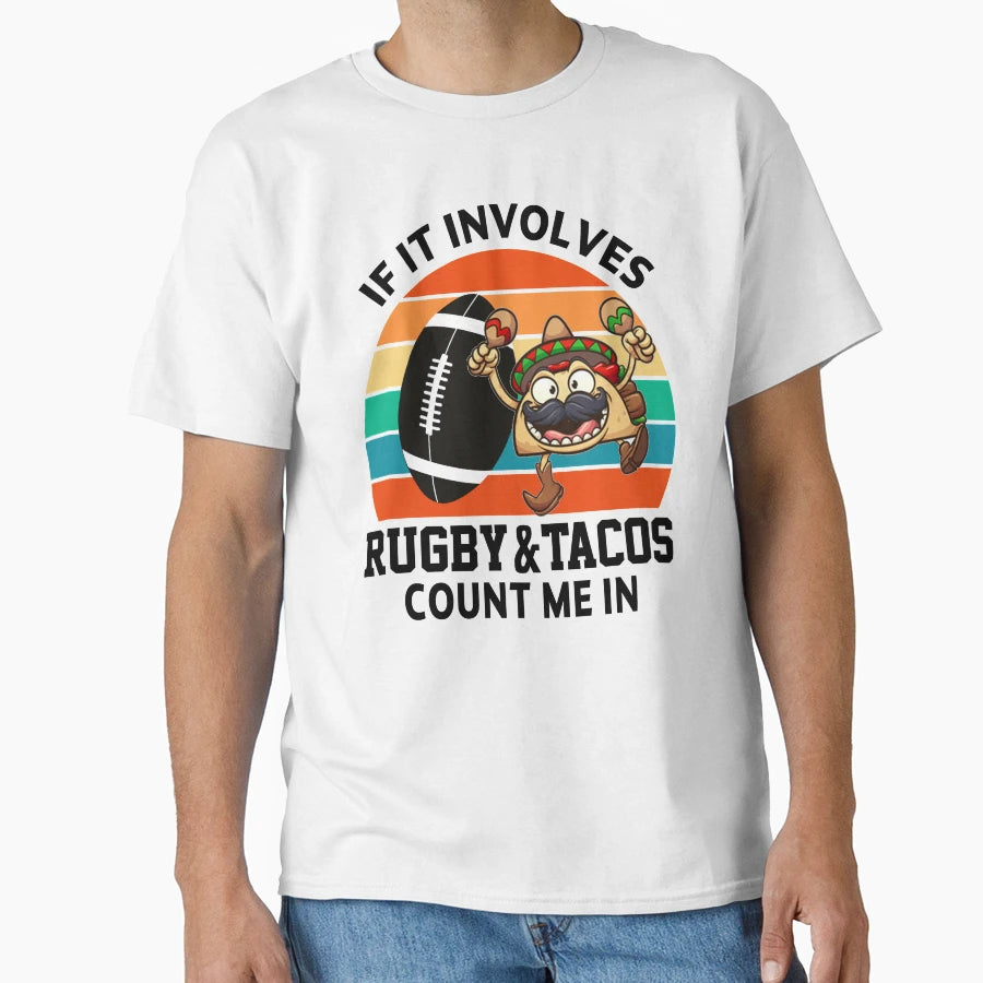 American Football If It Involves T-Shirt - Custom Art Print for Adults - T-Shirt, Sweatshirt, Hoodie