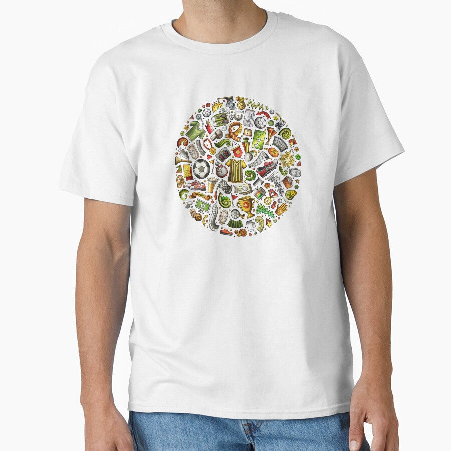 Football Culture Collage by Desikhanna123 - Adult & Kids T-Shirts, Sweatshirts & Hoodies apparel design preview 1