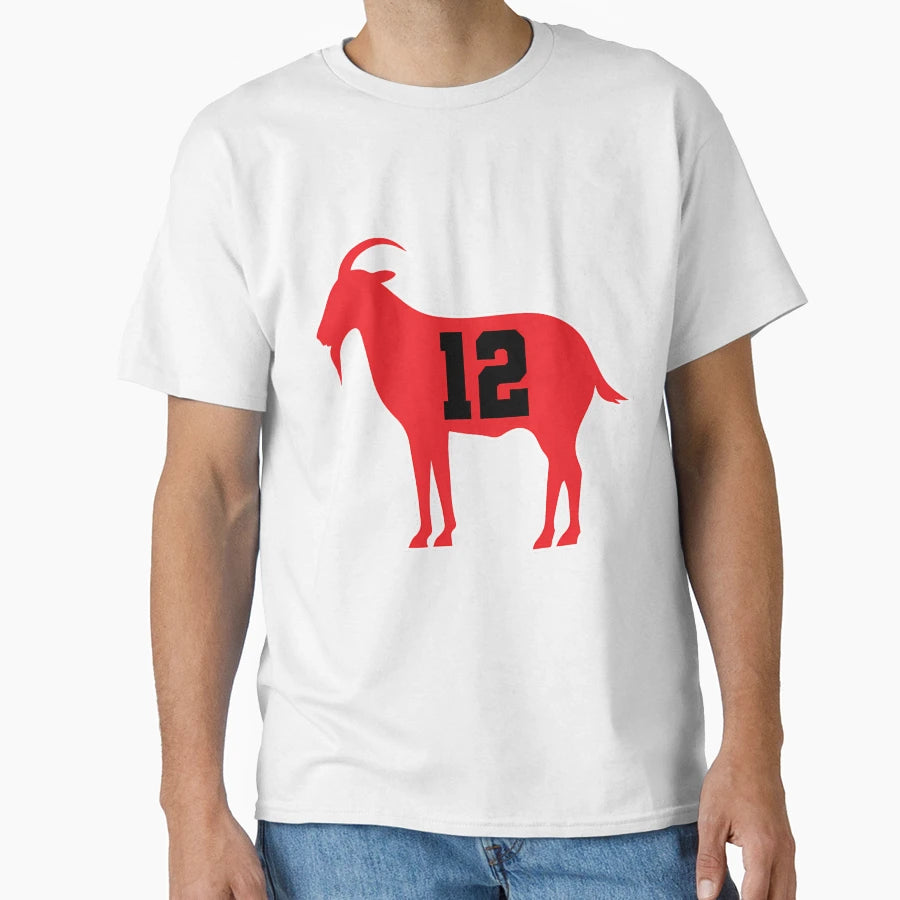 TB Goat Ne Patriots Nfl Football T-Shirt - Custom Art Print for Adults - T-Shirt, Sweatshirt, Hoodie