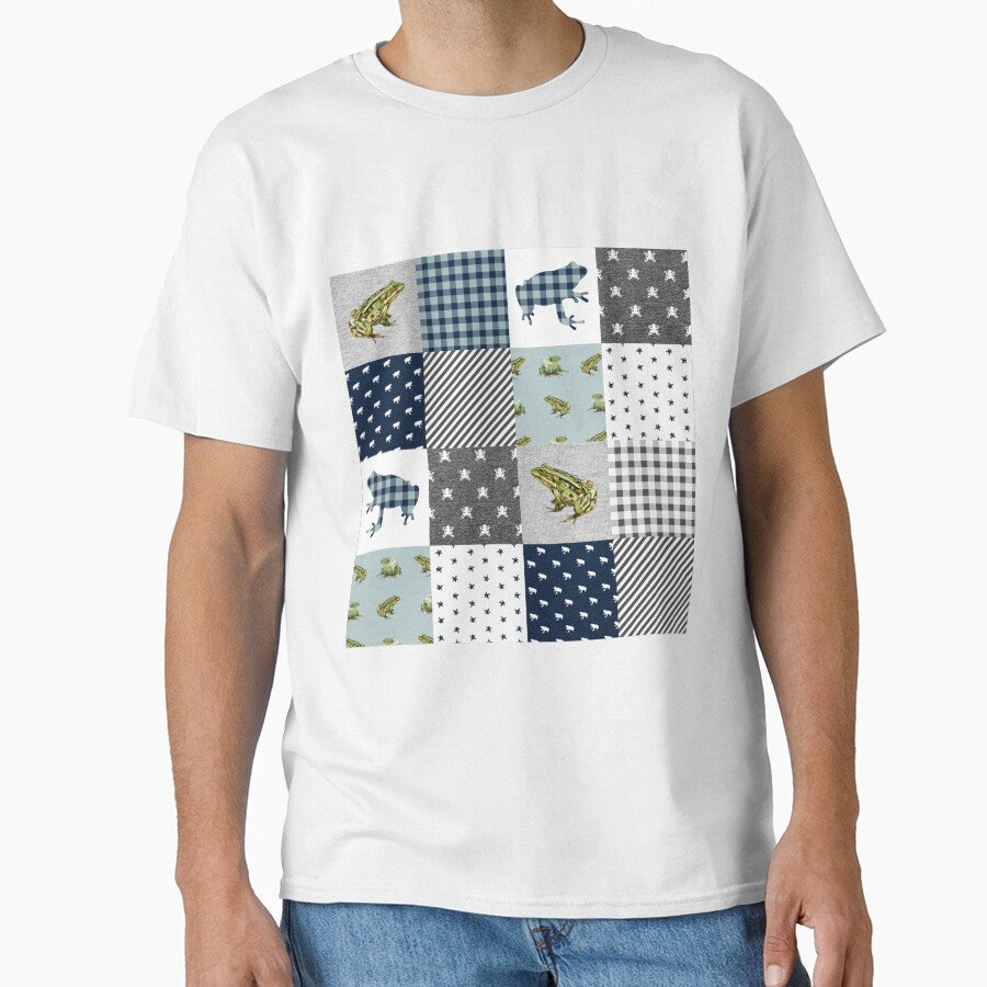 Frog Animal Plaid by LarinaBeauty - Adult & Kids T-Shirts, Sweatshirts & Hoodies apparel design preview 1