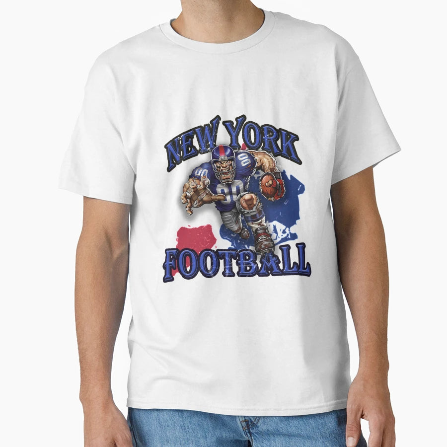 New York Football T-Shirt - Aesthetic Graphic Men Women - T-Shirt, Sweatshirt, Hoodie
