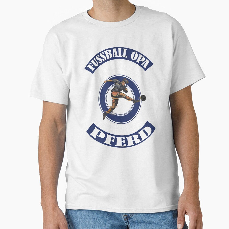 Soccer Grandpa Has Player Shot Like A Horse by - Adult & Kids T-Shirts, Sweatshirts & Hoodies apparel design preview 1