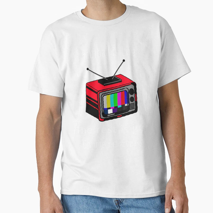 Football Is Life Rest Is Just T-Shirt - Custom Art Print Men Women - T-Shirt, Sweatshirt, Hoodie