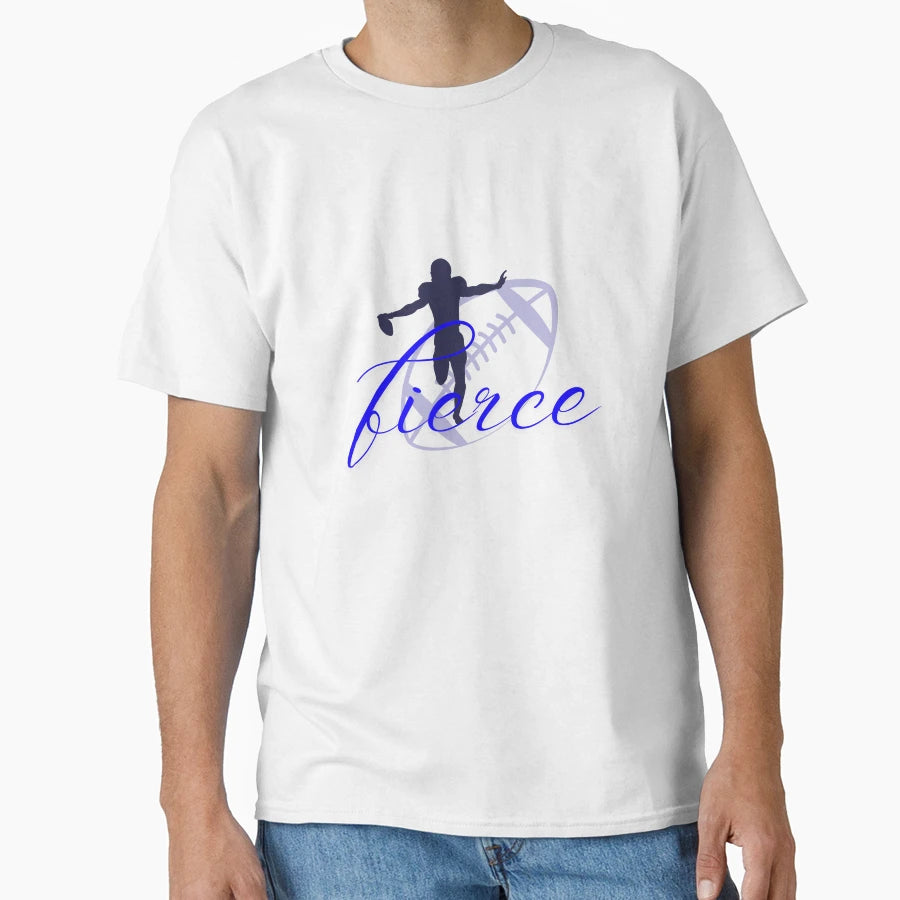 Fierce Footballer Soccer Game T-Shirt - Trendy Graphic for Adults - T-Shirt, Sweatshirt, Hoodie