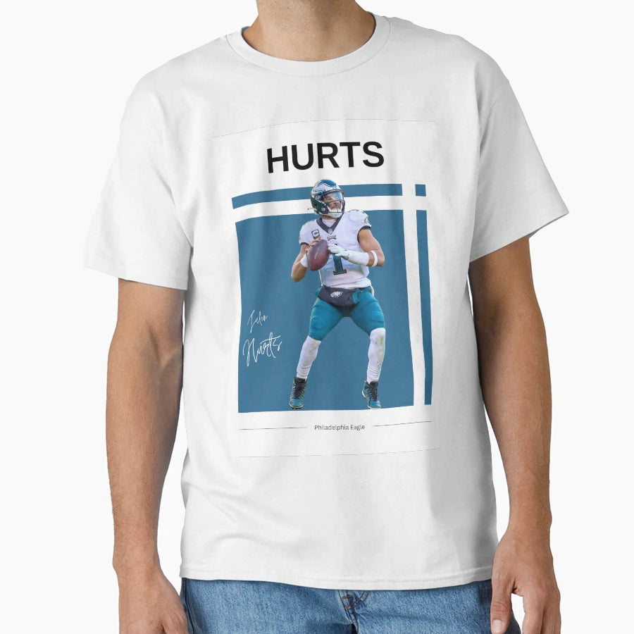 Dynamic Football Quarterback Digital T-Shirt - Minimalist Print Unisex - T-Shirt, Sweatshirt, Hoodie