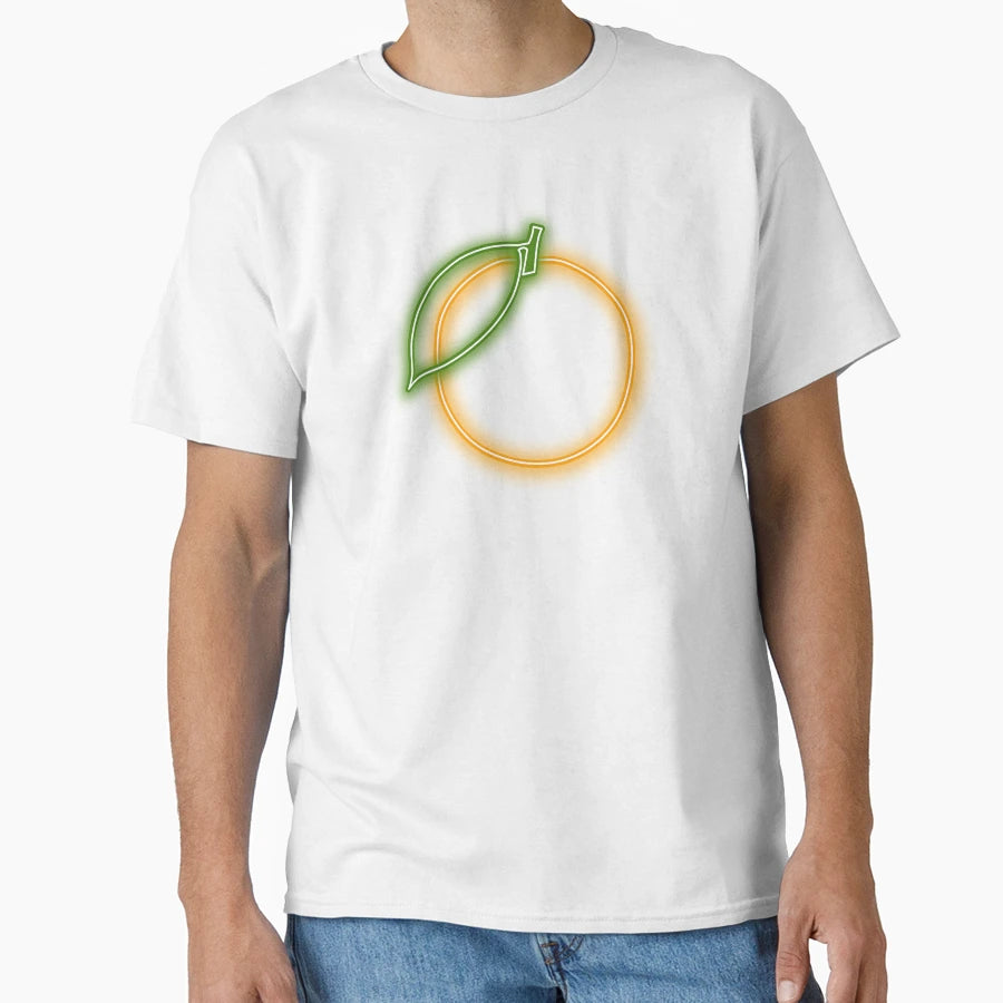 Heartbeat Neon Orange T-Shirt - Trendy Graphic Unisex - T-Shirt, Sweatshirt, Hoodie
