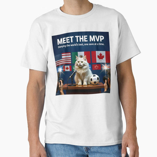 "Meet the MVP Denying World's Best,One Save at a - Adult & Kids T-Shirts, Sweatshirts & Hoodies apparel design preview 1