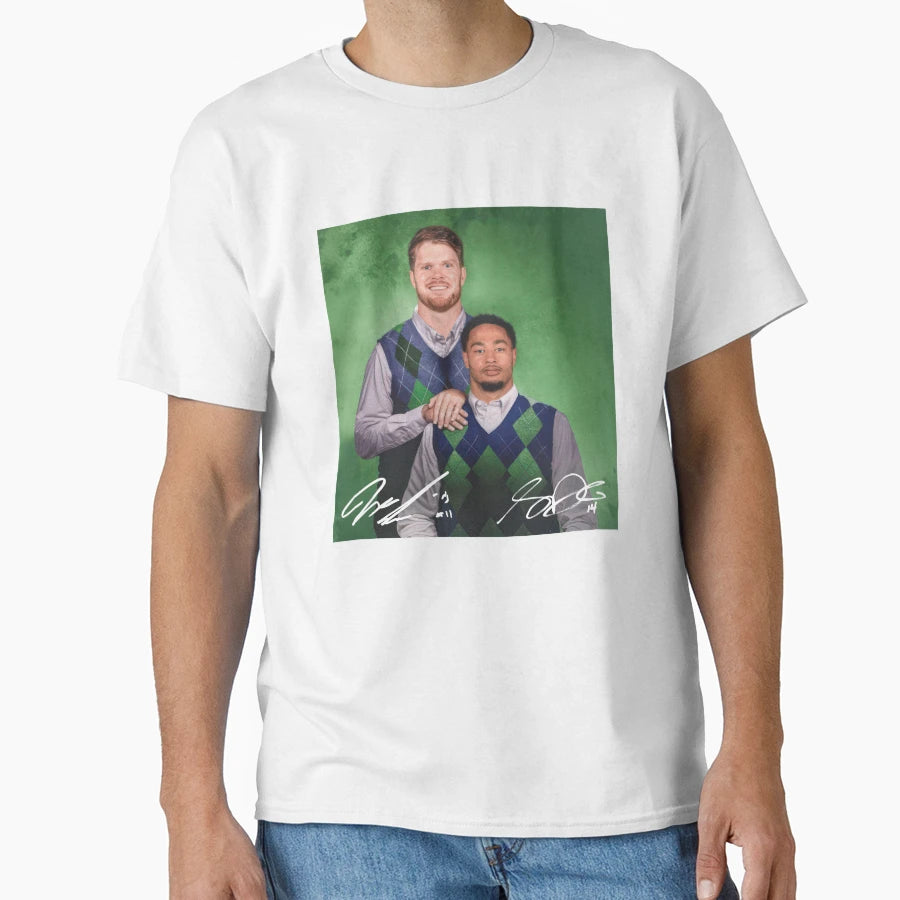 Football Sam Darnold Jaxon Smith Step T-Shirt - Trendy Graphic Men Women - T-Shirt, Sweatshirt, Hoodie