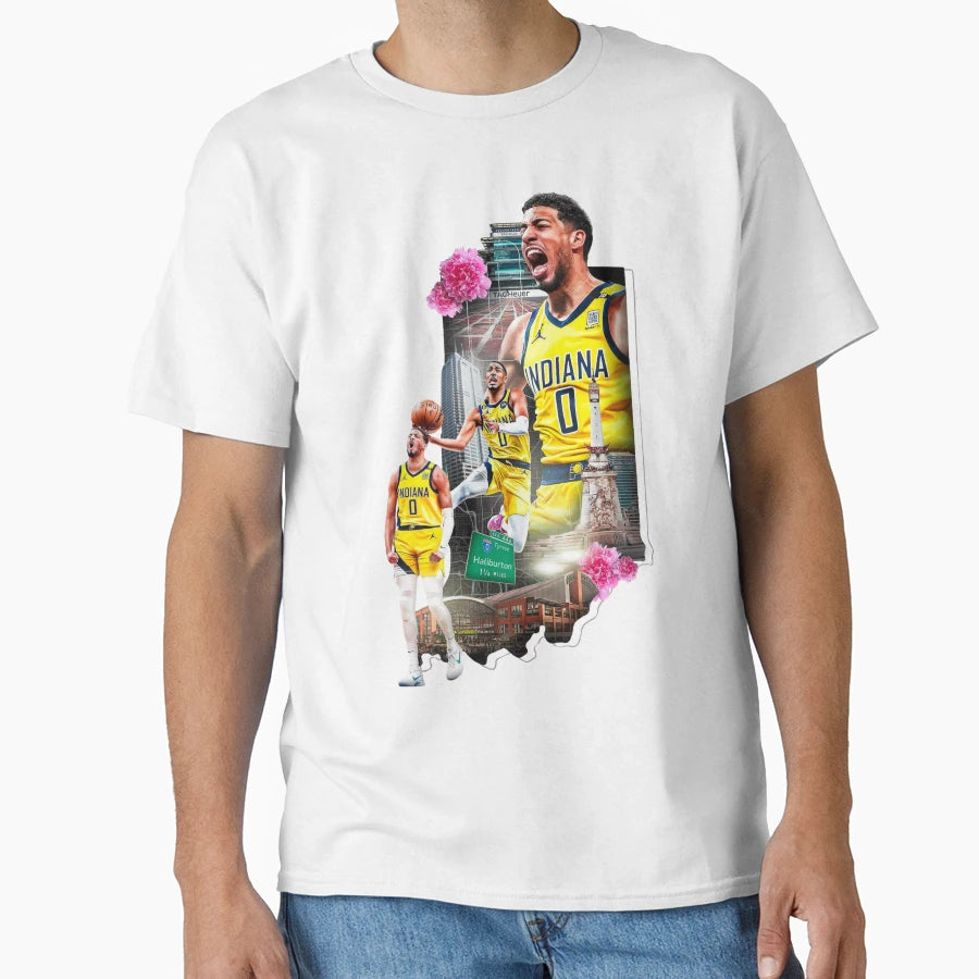 Tyrese Halliburton T-Shirt - Minimalist Print Unisex - T-Shirt, Sweatshirt, Hoodie