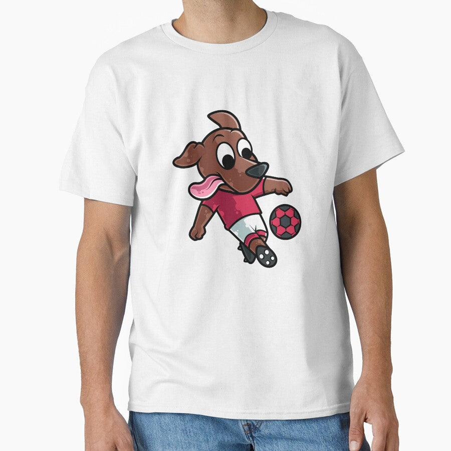 Dog Football Game Day Funny Team Sports Soccer - Adult & Kids T-Shirts, Sweatshirts & Hoodies apparel design preview 1